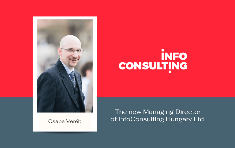 Csaba Vereb the new Managing Director of InfoConsulting Hungary Ltd