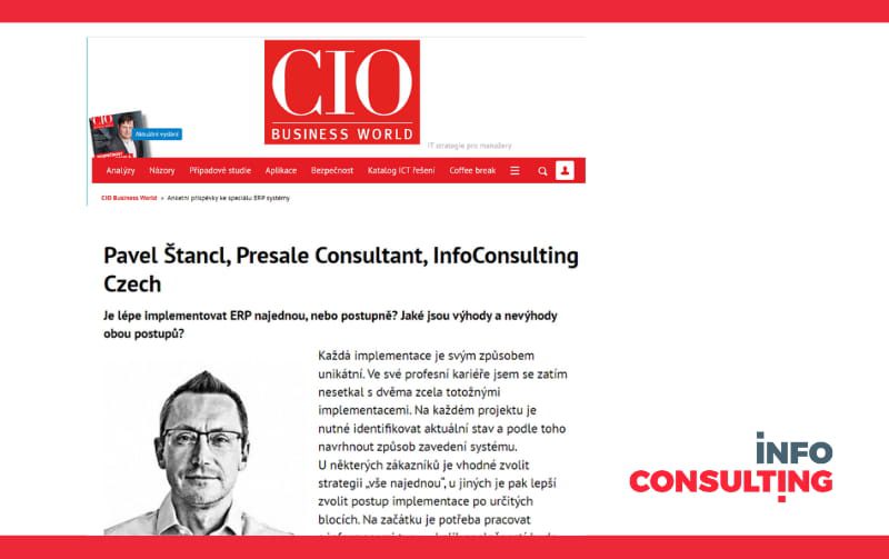 CIO magazine interview with our presales expert Pavel Stancl 1 1