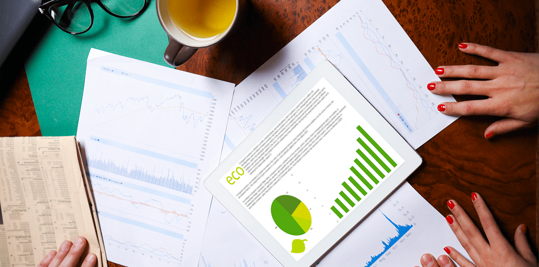 business team hands at work with financial reports