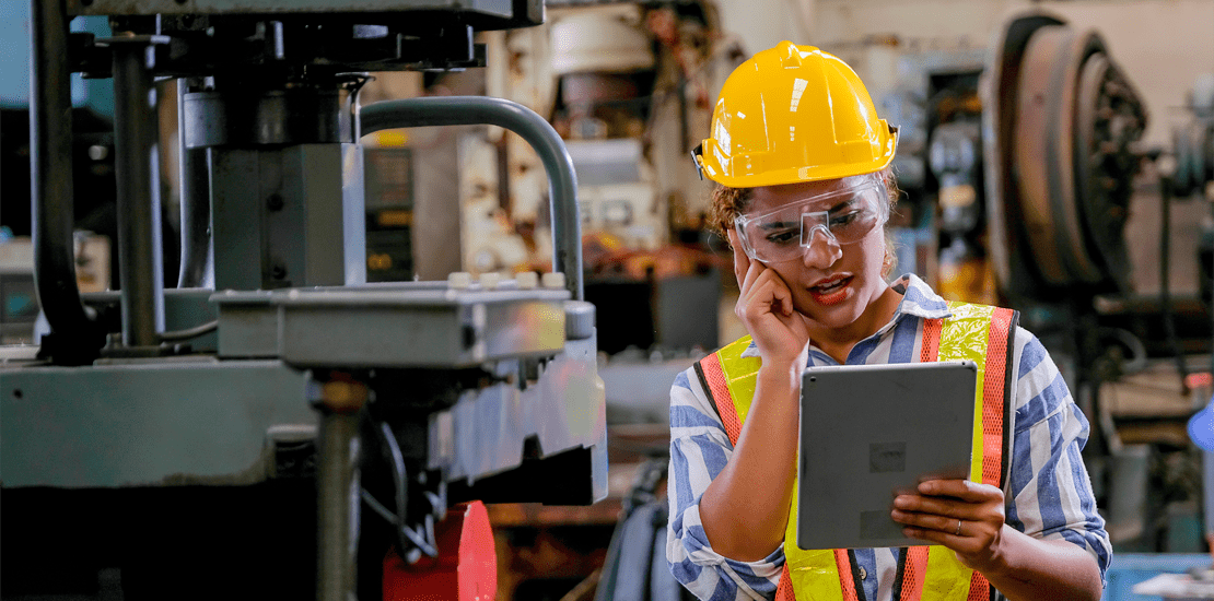 technician woman with tablet check or maintenance technician woman with tablet check or maintenance