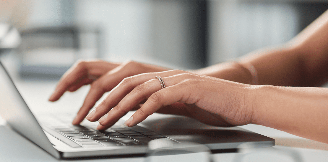 typing up a storm