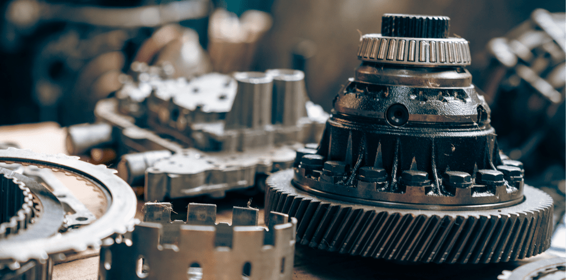 steampunk texture background with mechanical part