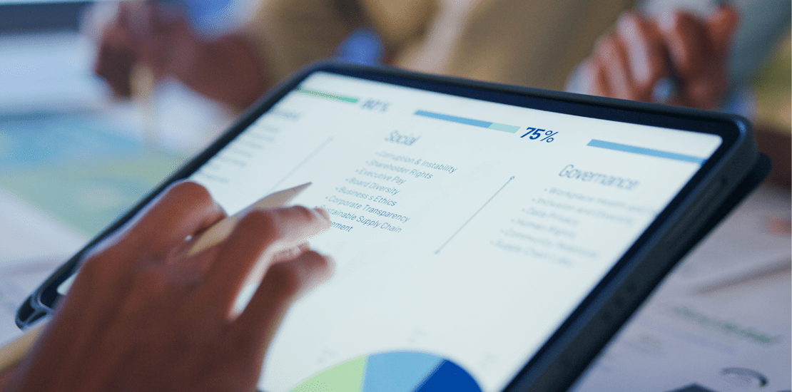 group diverse asia businesspeople talk esg strategy